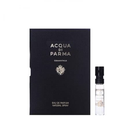 acqua di parma osmanthus sample.